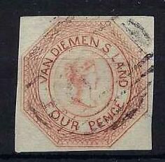 Image of Australian States ~ Tasmania SG 11 FU British Commonwealth Stamp